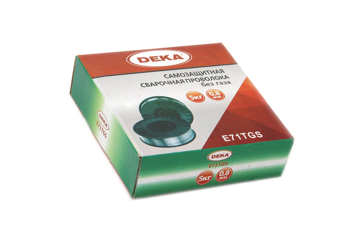 Проволока порошковая E71TGS (0.8 мм; 5 кг) Deka СТ000001764