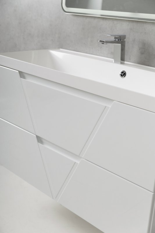 Мебель для ванной BelBagno Vittoria 90 см Bianco Lucido (эмаль)