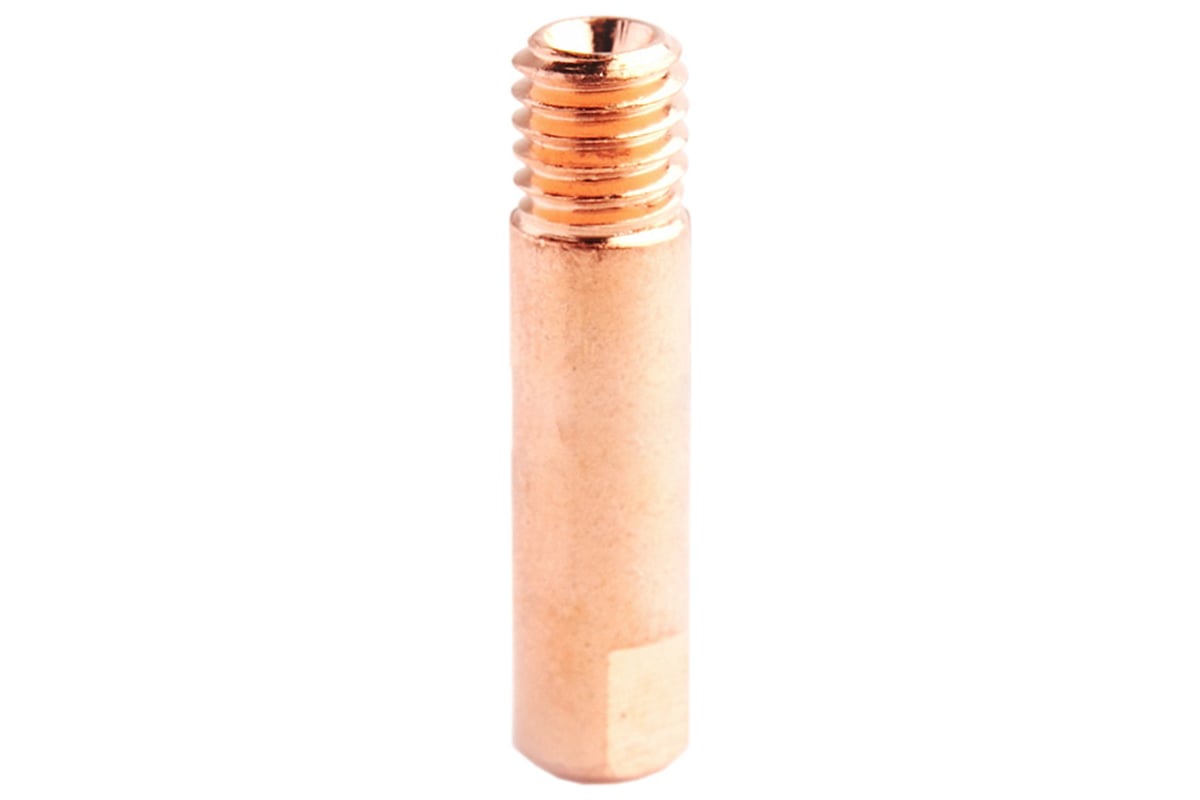 Наконечник сварочный прямой (10 шт; E-CU-AL; М6; 1.0 мм) Сварог MS ICU0003-60 98906