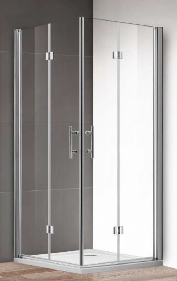 Душевой уголок Cezares Eco ECO-O-AS-2-100-C-Cr 100x100 прозрачный