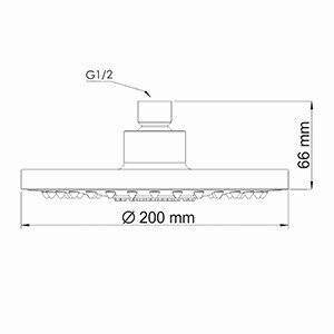 Душевой набор WasserKRAFT Donau A14229 с лейкой