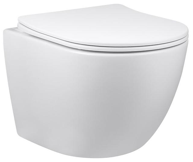 Подвесной унитаз Vincea Globo VT1-14S 485х365х360 безободковый