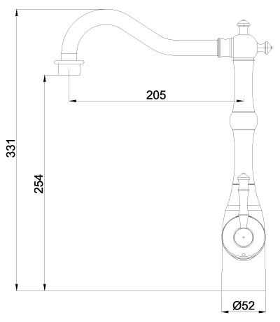 Смеситель для кухни Lemark Expert LM5081S сталь