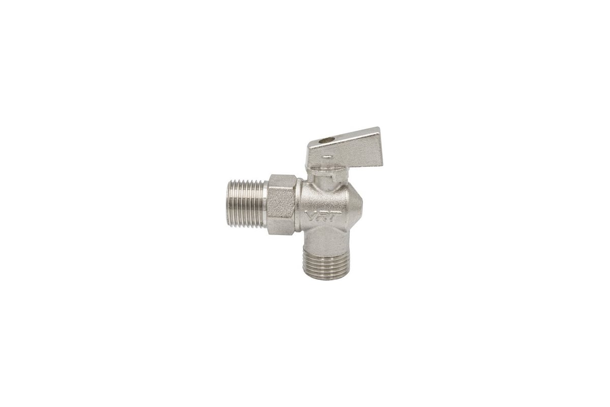 Угловой шаровой кран VRT 1/2'' - 1/2'' нар/нар рукоятка сверху 522219