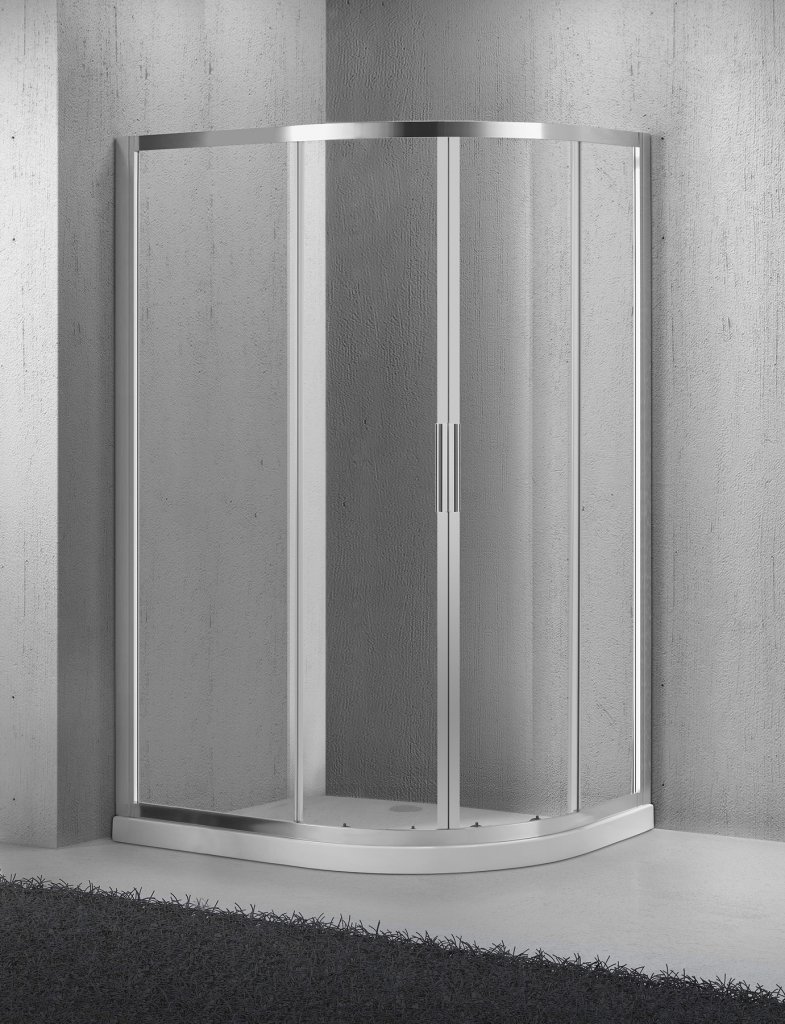Душевой уголок BelBagno Sela SELA-RH-2-100/80-Ch-Cr 100x80 текстурированный