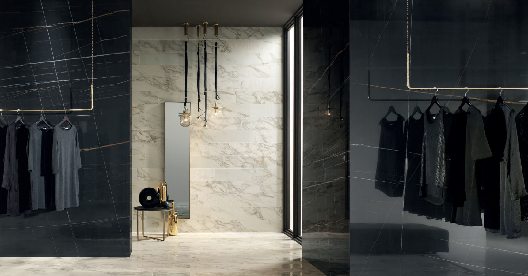 Керамогранит Italgraniti Marble Experience Calacatta Gold List.Mix 20x120 см, MB02EAM