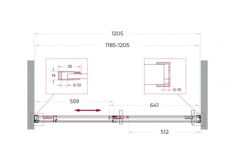 Душевая дверь BelBagno SOFT_CLOSE-1-BF-1-120-C-Cr 120x200 прозрачная, хром Душевая дверь BelBagno SOFT_CLOSE-1-BF-1-120-C-Cr 120x200 прозрачная, хром