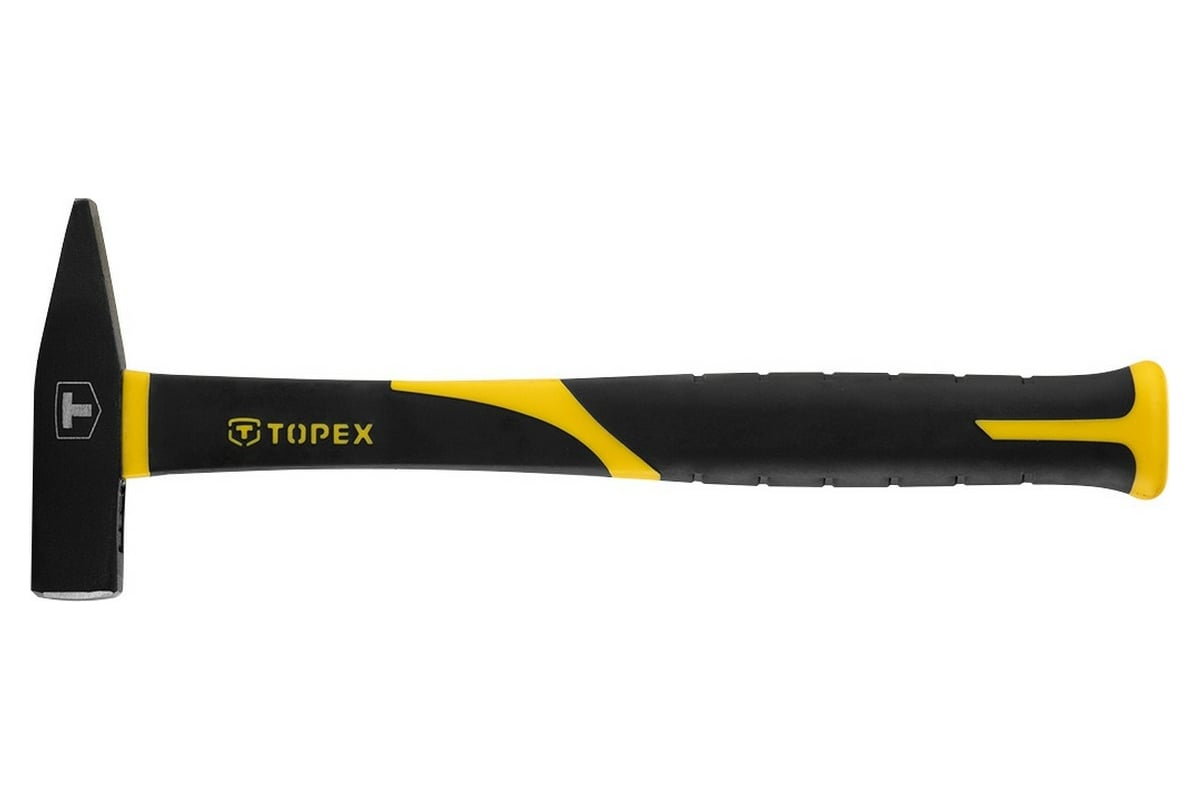 Слесарный молоток Topex 300 г, ручка из стекловолокна 02A833