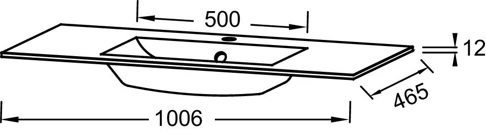 Тумба с раковиной Jacob Delafon Sherwood 100 см натуральный дуб