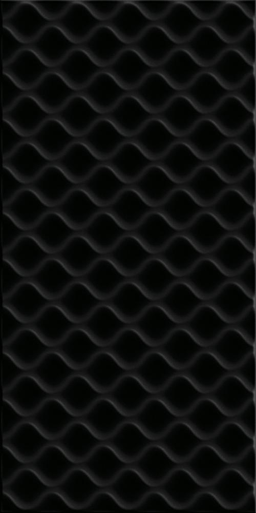 Плитка Cersanit Deco чёрная 29,8x59,8 см, DEL232D-60