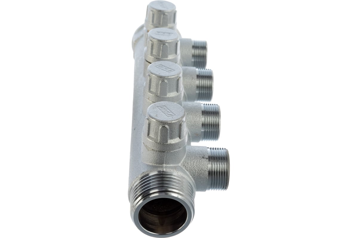 Запорный коллектор с 4 отводами FAR 1" ВР-НР М24х19 FK 3906 C1