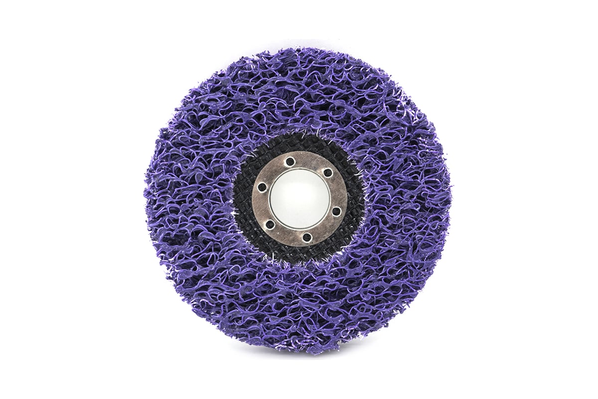 Круг зачистной полимерный коралловый Purple (115x22.2x15 мм; зернистость очень грубая extra coarse) РемоКолор 37-1-404