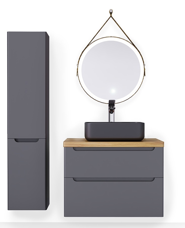 Мебель для ванной Jorno Wood 80 см