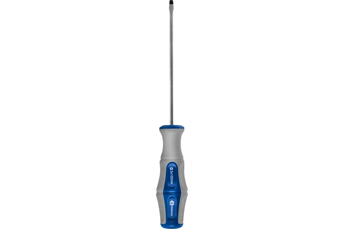 Отвёртка Ultra Grip SL 3 х 100 мм CR-V КОБАЛЬТ 646-232