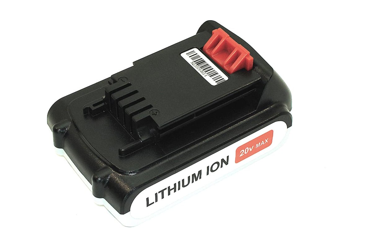 Аккумулятор (20 В; 2.0 Ач; Li-Ion) для Black & Decker ОЕМ 074715