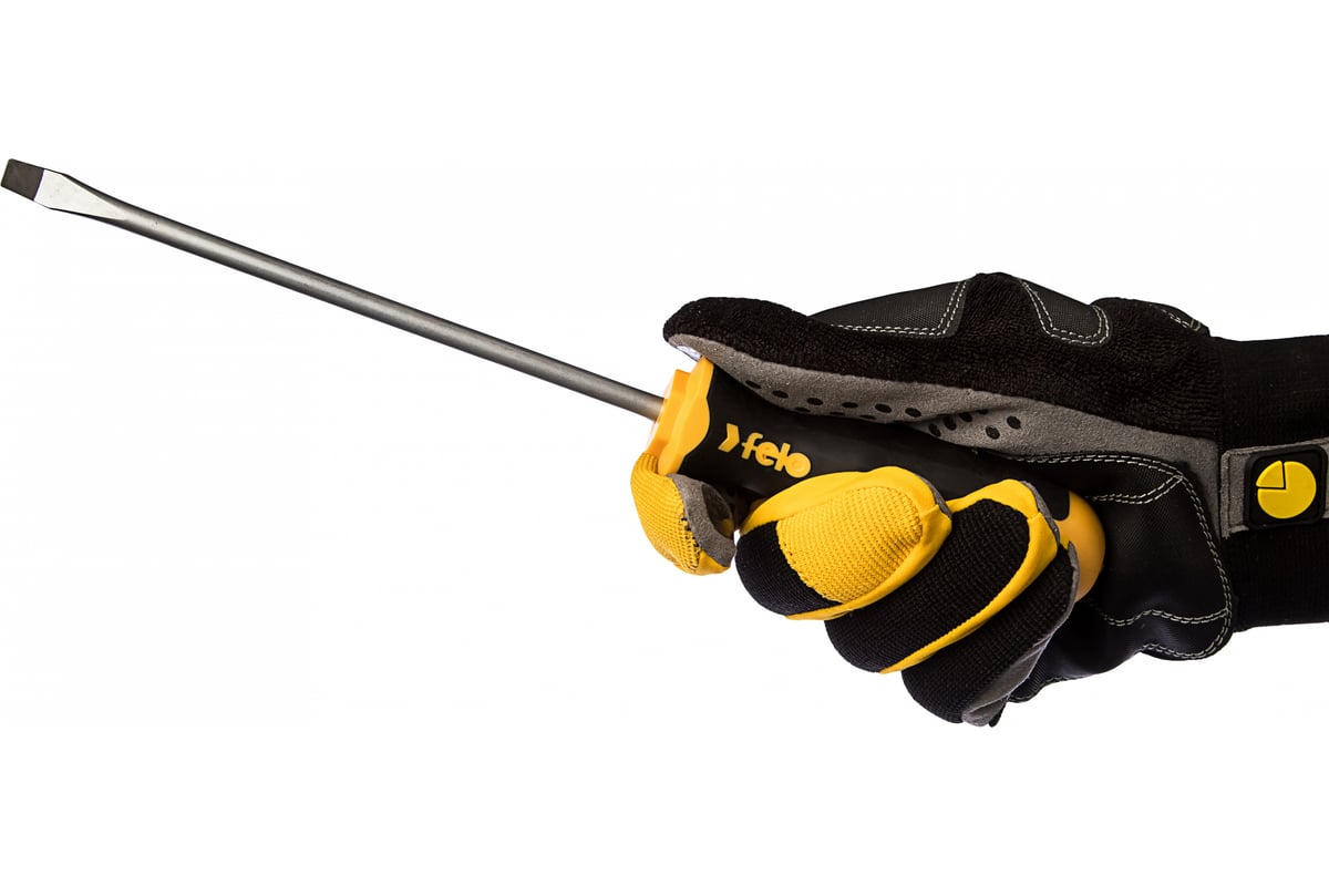 Плоская шлицевая отвертка 6,0х1,2х150 Felo Ergonic 40006510