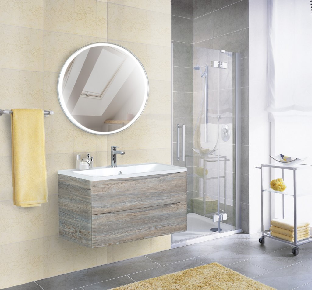 Тумба с раковиной BelBagno Acqua 120 см подвесная, Pino Scania