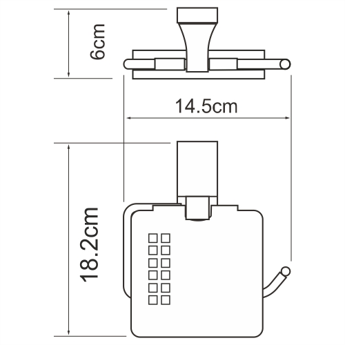 Держатель туалетной бумаги WasserKRAFT Abens K-3225