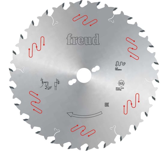 Пила дисковая Freud 250x3.2x30 мм, Z22, HM Lu1C 0100