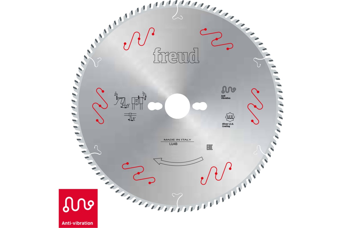 Пильный диск по алюминию 250x2.2x30 мм, Z100, HM Lu4B Freud 0300