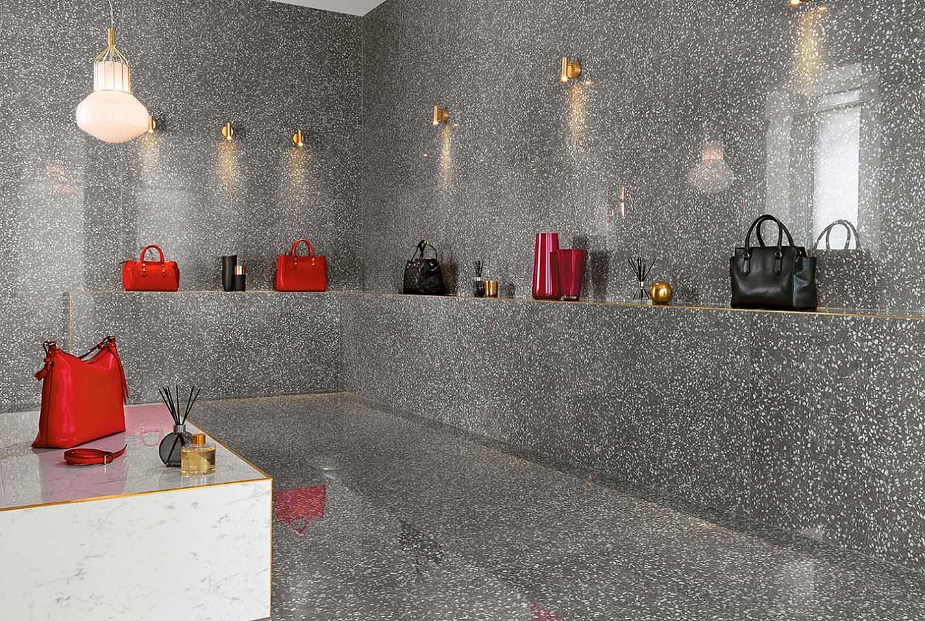 Керамогранит Atlas Concorde Marvel Gems Terrazzo Grey 60x60 см, ATW6