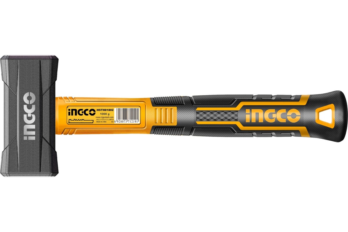 Кувалда Ingco с фибергласовой рукояткой, 1кг HSTH81802