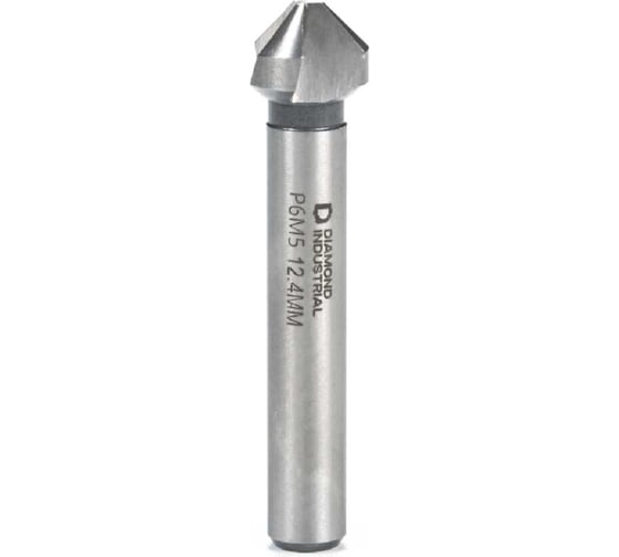 Зенковка по металлу 12,4 мм P6M5 конус 90 гр. DIN 335 Diamond Industrial DIDZM124