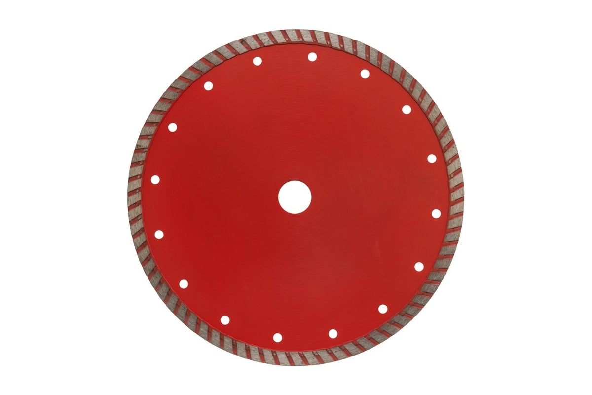 Диск алмазный отрезной Турбо (230x22.2x2.8x10 мм) Kranz KR-90-0125