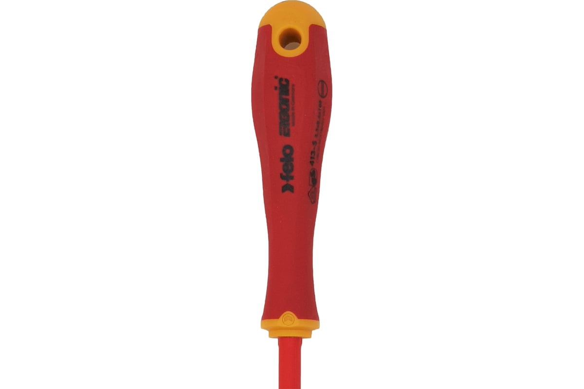 Диэлектрическая отвертка Felo SL 3,5х0,6, E-Slim Ergonic 41393590