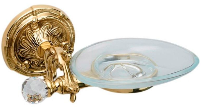 Мыльница подвесная Art&Max Barocco Crystal AM-1786-Do-Ant-C золото