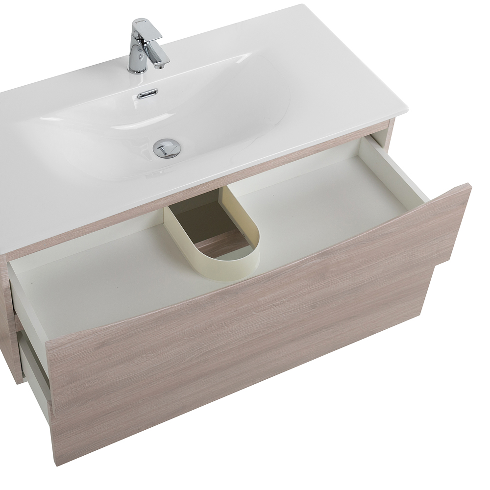 Мебель для ванной BelBagno Marino-Cer-N 100 см Rovere Grigio