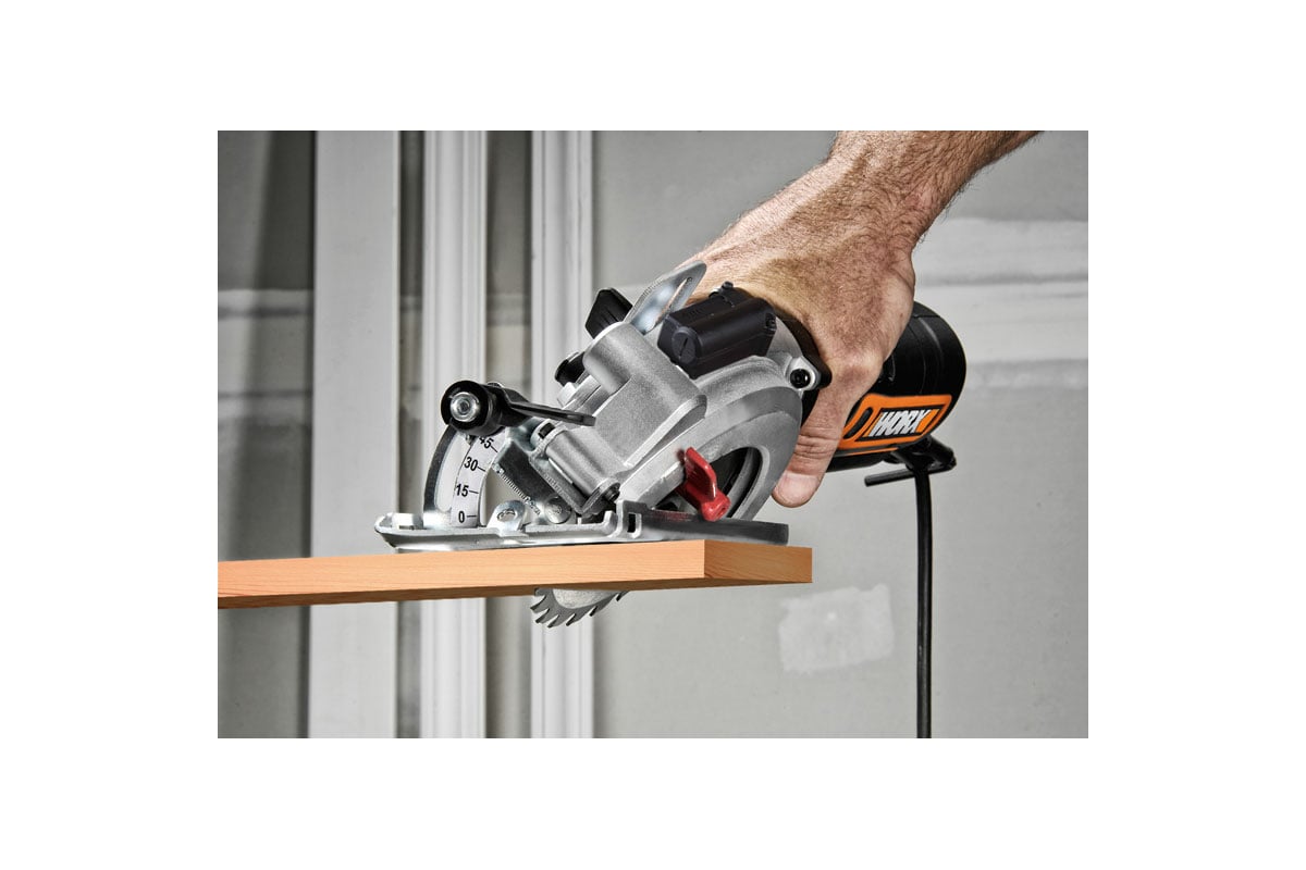 Дисковая электрическая пила Worx 710Вт, 120 мм, кейс, WX427