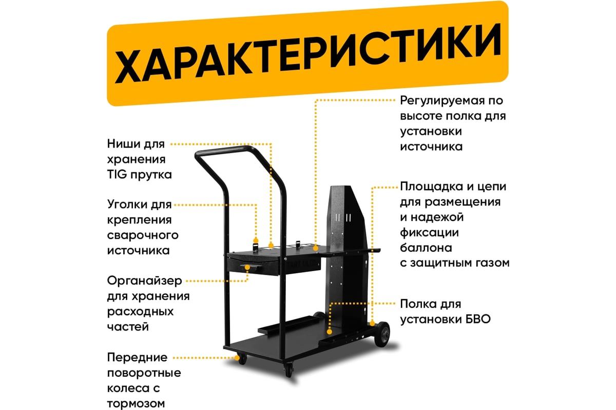 Тележка для сварочного аппарата Start ULTRA 2TG006