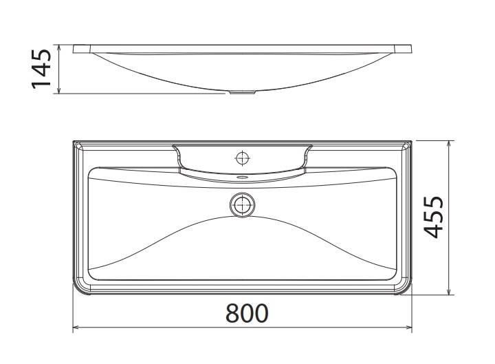 Мебель для ванной BelBagno Albano 80 см Robere Nature Grigio