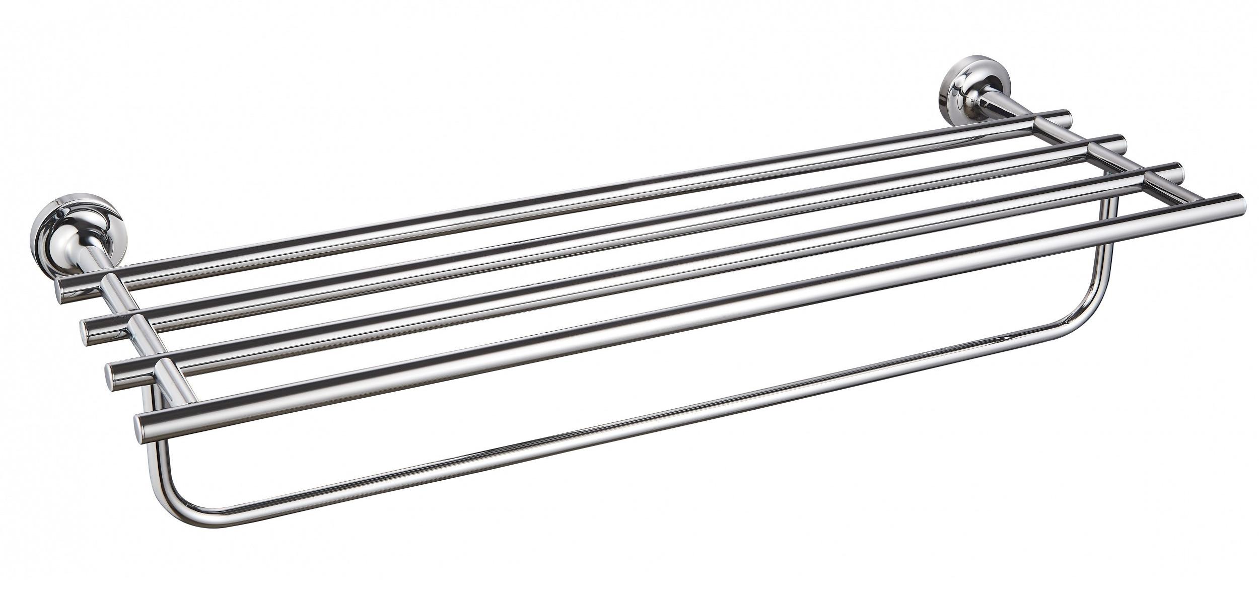 Полка для полотенец Wonzon&Woghand Simple WW-6581 хром