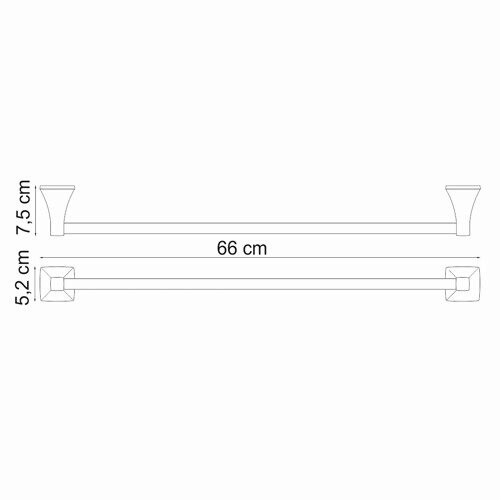 Полотенцедержатель WasserKRAFT Wern K-2530 одинарный