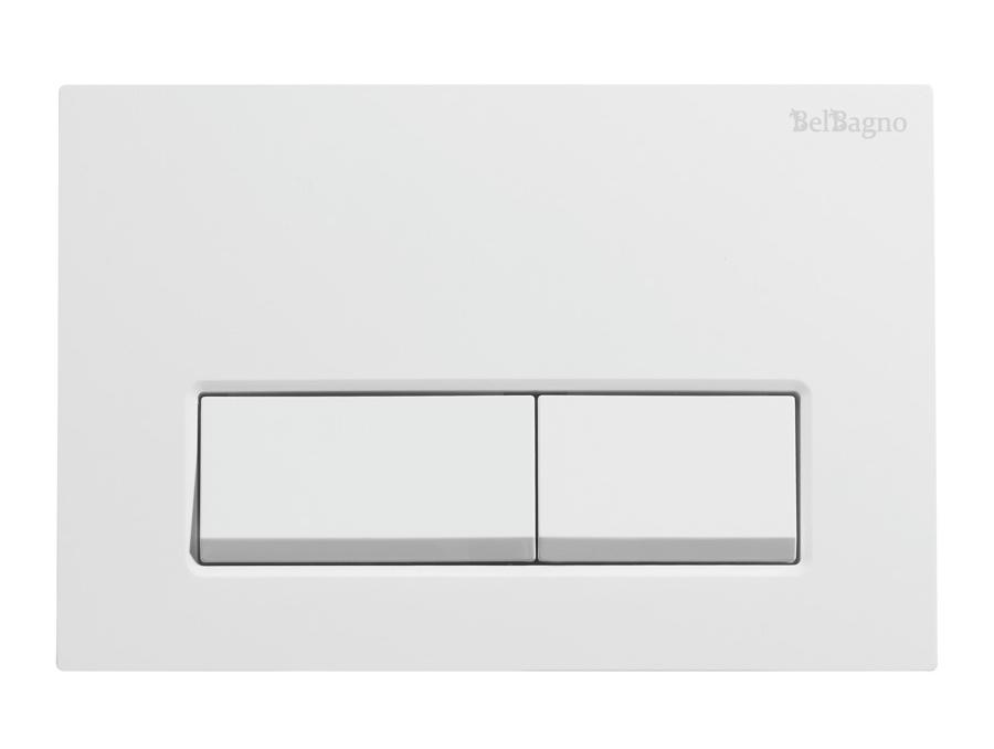 Кнопка смыва BelBagno BB-15R-BL белый глянец Кнопка смыва BelBagno BB-15R-BL белый глянец