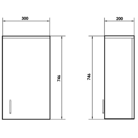 Шкаф Orange Стиль 30 см белый, St-30SR