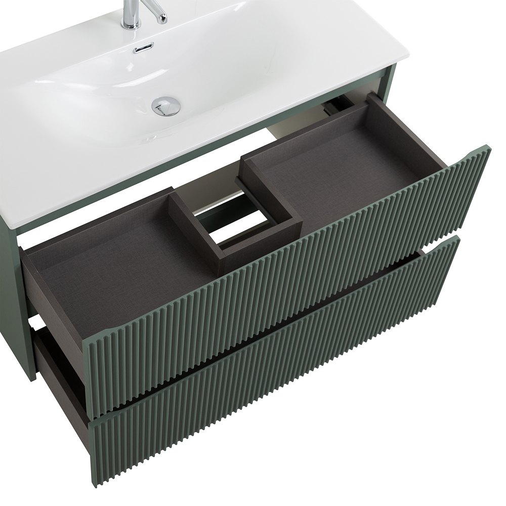 Тумба с раковиной BelBagno Uno 100 см Еловый матовый