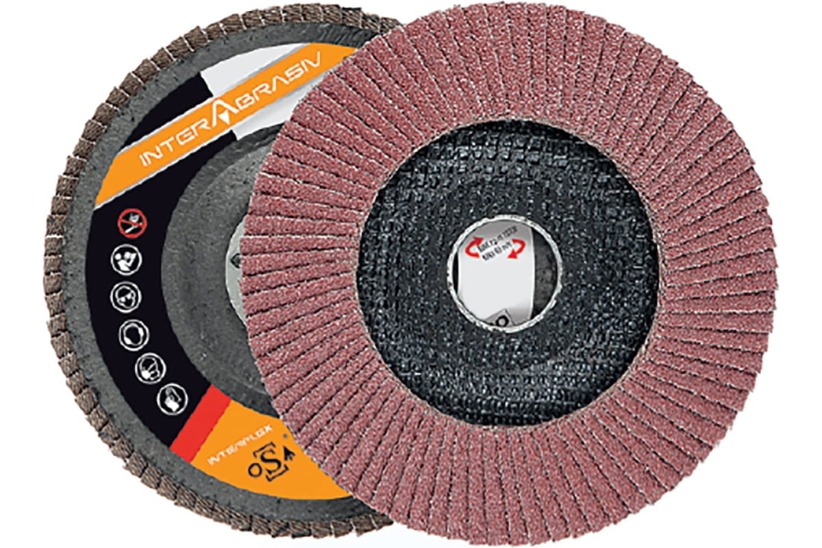 Круг лепестковый Alox Eco 125х22.23 мм, Р80 Interflex 4687203548445
