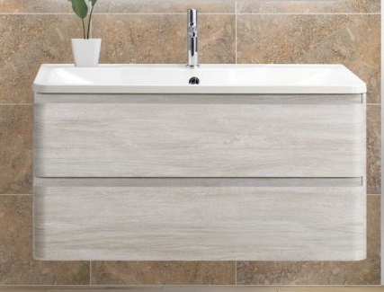 Тумба с раковиной BelBagno Albano 90 см Rovere Vintage Bianco