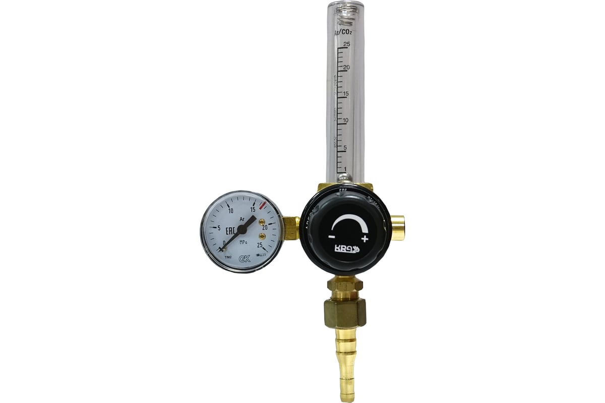 Регулятор для углекислоты и аргона У30/АР40-Р mini с ротаметром Krass 2133614