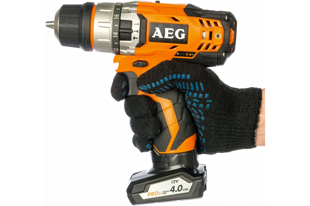 Аккумуляторная ударная дрель-шуруповерт AEG BSB12C2LI-X02B 4935451418