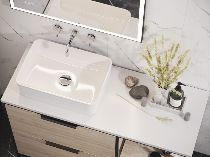 Керамогранит Cersanit Oriental белый 42x42 см, OE4R052D