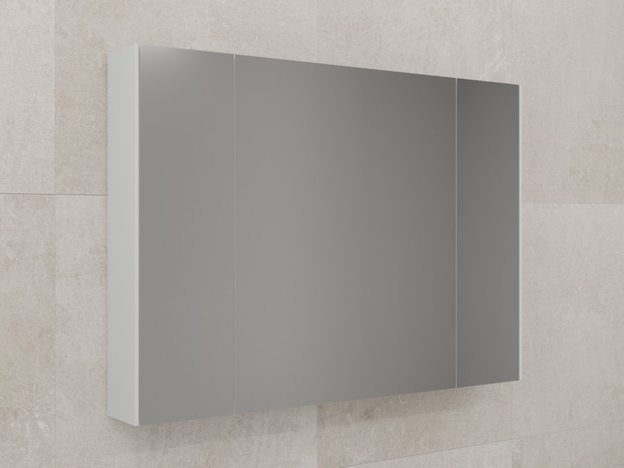 Зеркальный шкаф Style Line Лима 100x70 см белый матовый ЛС-00002342