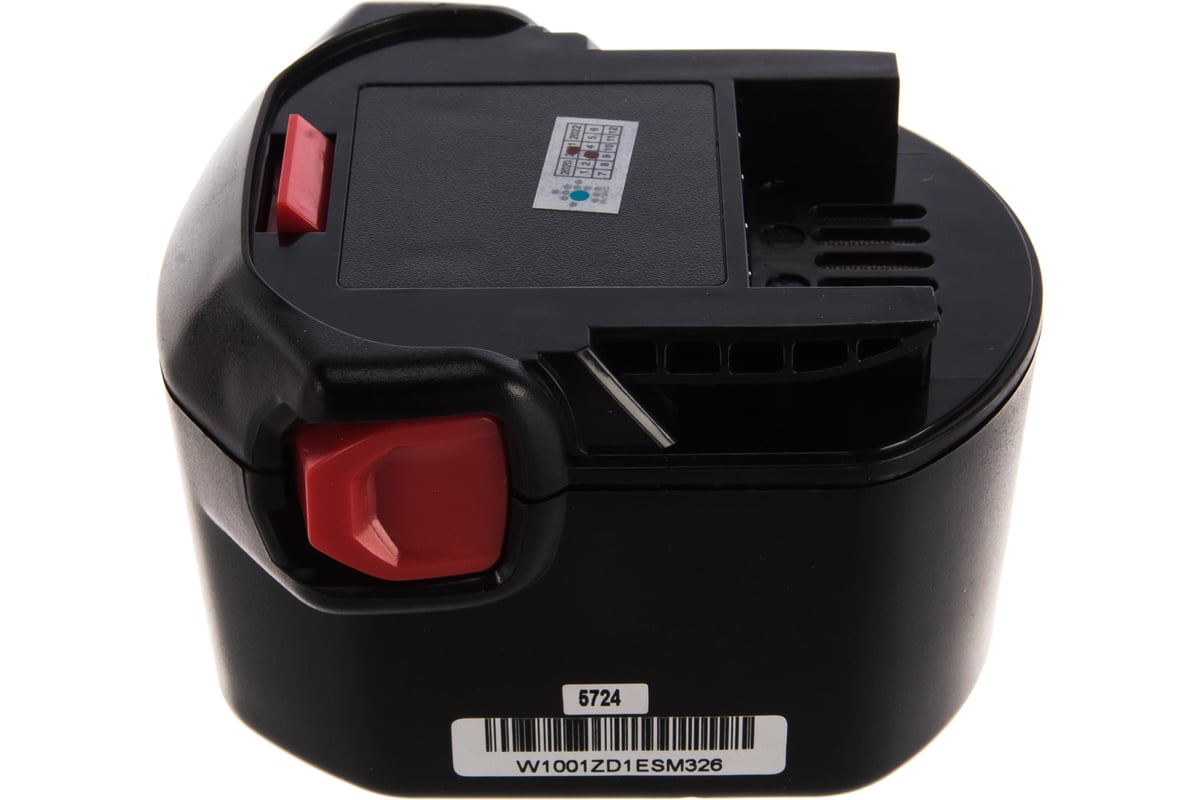 Аккумулятор для электроинструмента AEG (Ni-Сd, 12В, 1.5Ач) Topon PN: B1214G TOP-PTGD-AEG-12-1.5