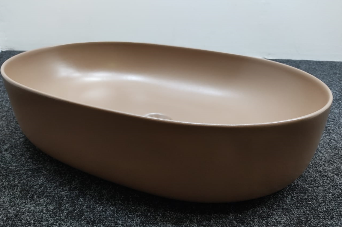 Раковина Kerasan Nolita 534388*0  60 см, коричневый матовый