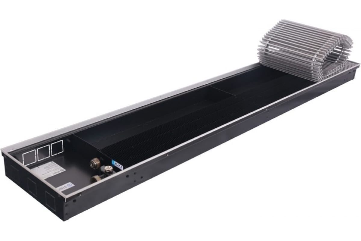 Внутрипольный конвектор STOUT SCN 80.300.1600 решетка алюминиевая SCN-1100-0830160 RG008TBC5JA251