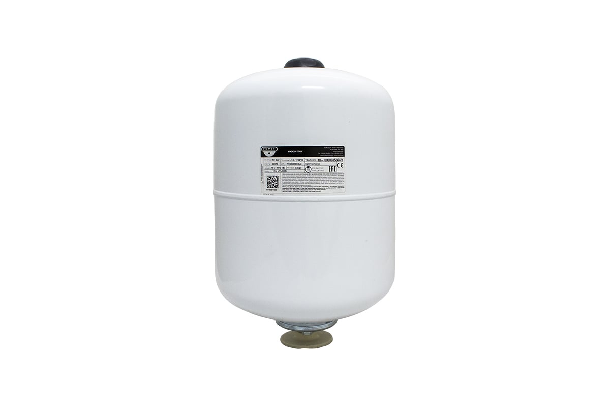 Бак расширительный HY-PRO (19 л; 10 Бар; 3/4 "G;  -10 + 99 С; вертикальный) Zilmet 11H0001900