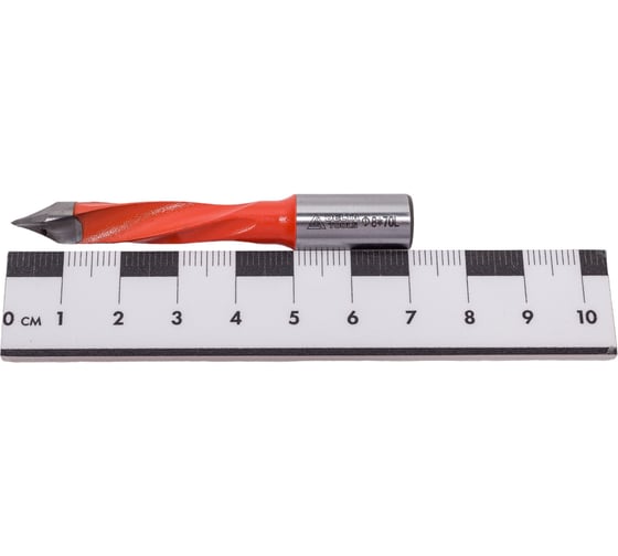 Сверло сквозное усиленное 8х10х70 мм, L Deltatools 06-0089